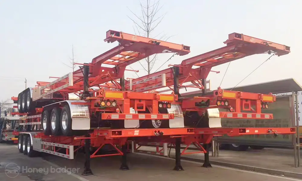 Skeletal Semi Trailer