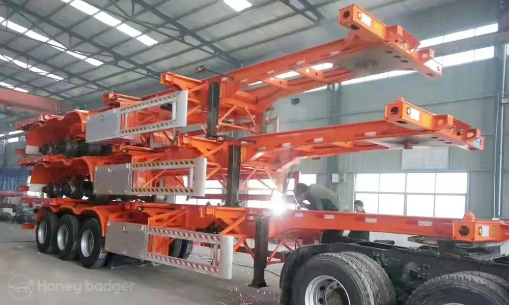 Skeletal Semi Trailer