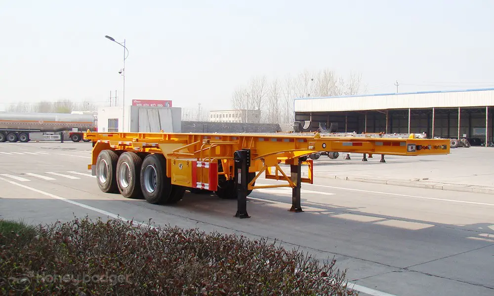 3 Axle Container Skeletal Trailer