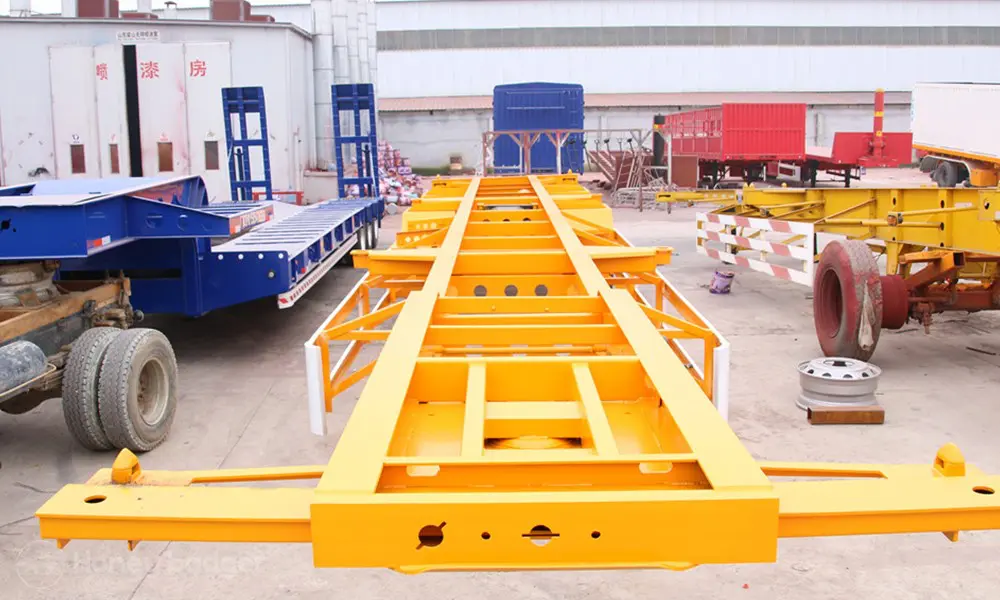 3 Axle Container Skeletal Trailer