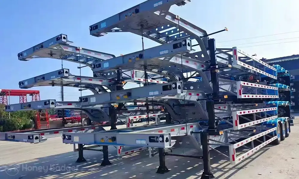 4 Axle Skeleton Trailer